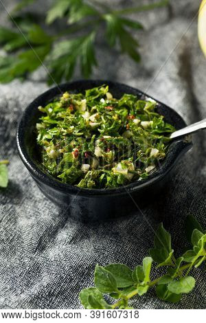 Homemade Spicy Chimichurri Sauce