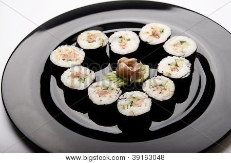 Owoce morza japońskiego sushi