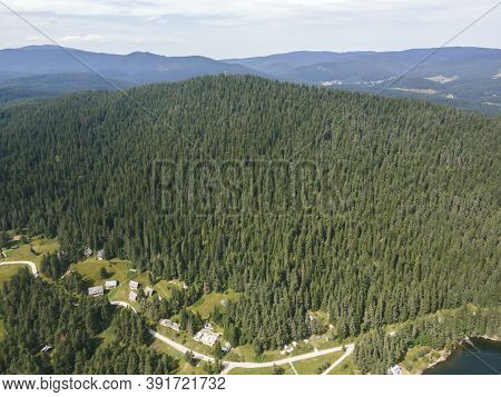 Aerial View Of Golyam Beglik Reservoir, Pazardzhik Region, Bulgaria