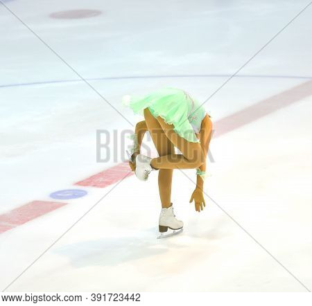 Girl Figure Skating