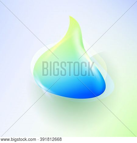 Liquid Vector Colorful Shapes. Abstract Vector Object On Transparent Background. Stock Vector. Liqui