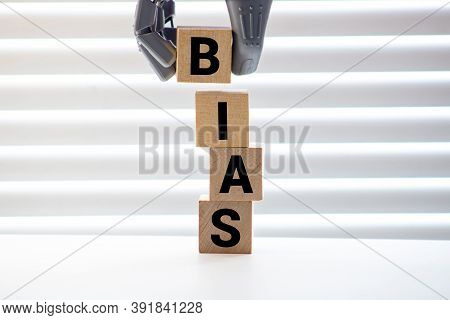 Bias - Word From Wooden Blocks With Letters, Personal Opinions Prejudice Bias Concept, Random Letter