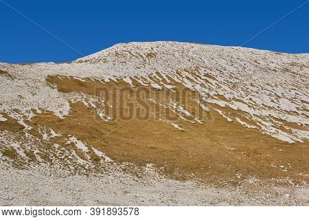 Deserted Landscape - Dry Mountain Tundra On The Slopes Of Mount Oshten, Caucasus, Russia