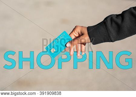 Shopaholic Spend Money Shopping.addicted To Shopping Or Oniomania.spending Money