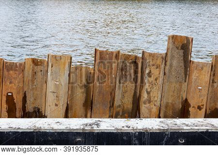 Strengthening The Coast With Heavy Metal Piles, Larsen Sheet Piling