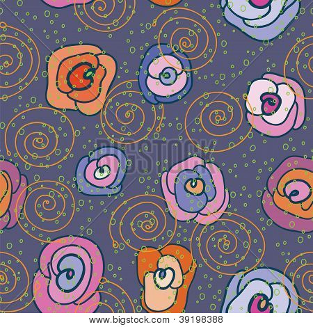vettore astratte campo rosa seamless pattern sfondo wallpaper
