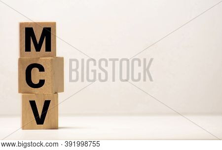 Mcv - Mean Corpuscular Volume Acronym, Concept Background