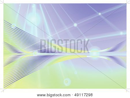 Abstract image with rays