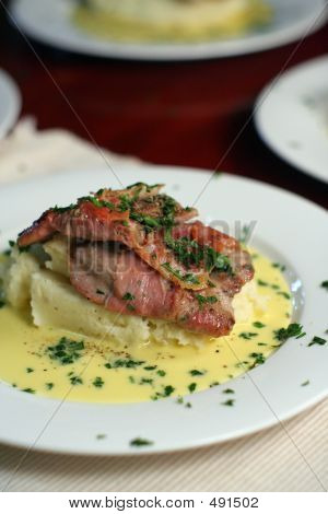 Scallopine di vitello con Beure Blanc, ritratto