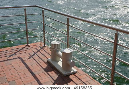 Bollard On The Pier