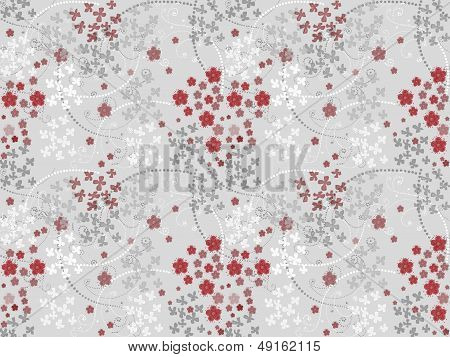 Abstract seamless lacy pattern