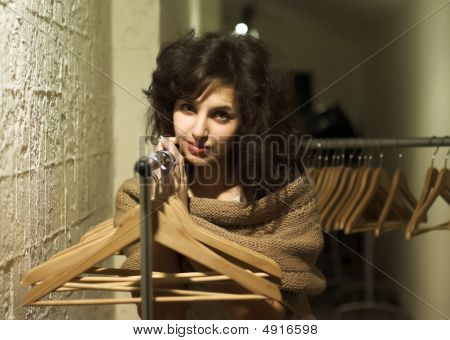 Portrait de jeune fille de charme