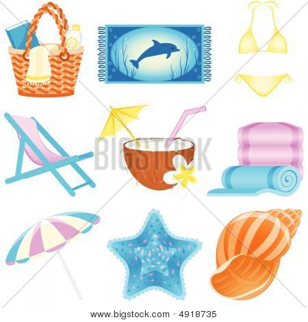 Icon Set каникулы