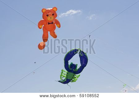Bear And Lobster Kite