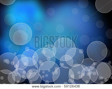 Blue Fiber Optic Abstract Background.