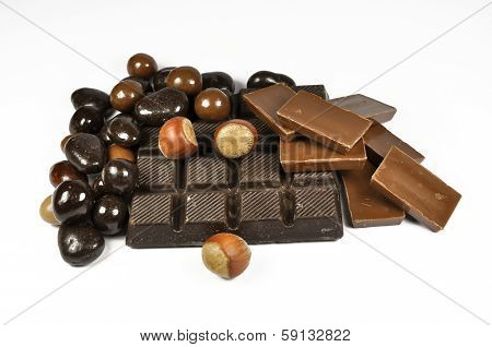 Chocolate with nuts