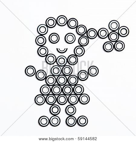 Smilie from buttons