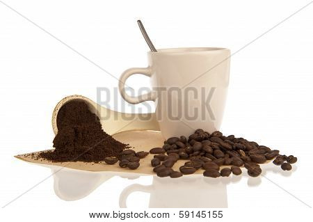 Arrangement Of Coffee Stuff Ornate