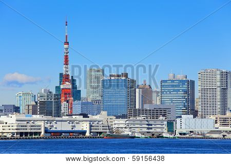 Toyko bay in sunny day