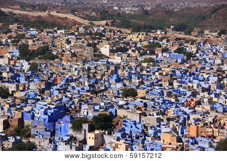 Jodhpur City Seen From Mehrangarh Fort, India