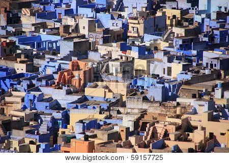 Jodhpur City Seen From Mehrangarh Fort, India