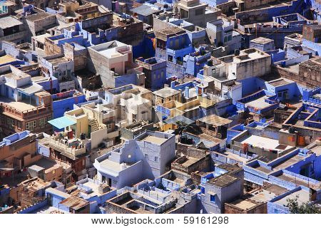 Jodhpur City Seen From Mehrangarh Fort, India