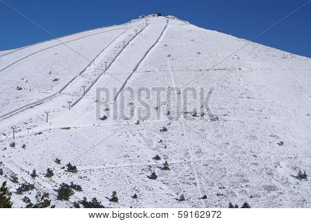 Snowy mountains and 