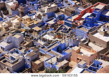 Jodhpur City Seen From Mehrangarh Fort, India