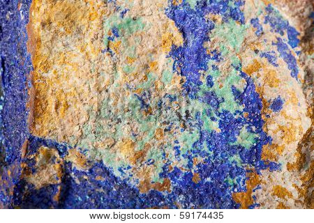 Colorful Malachite Surface