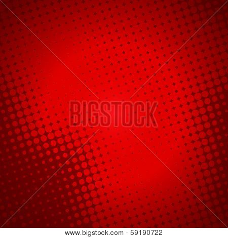 abstract red halftone background design stock vector