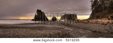 A Panorama Beach rubinvörös