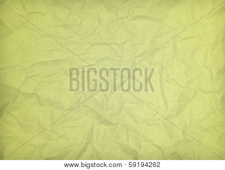 Texture Of Old Crumpled Paper Full Frame
