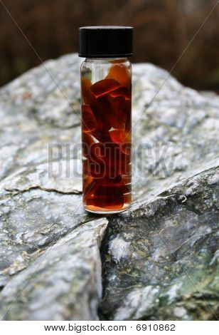 dunklen braun Ozean Glas
