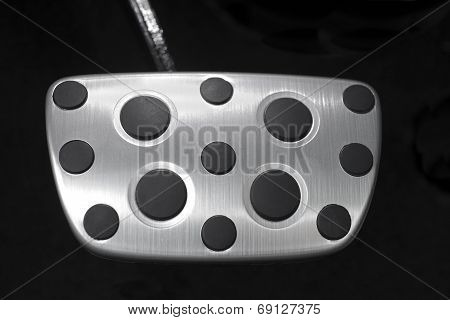 Sport car chrome pedals