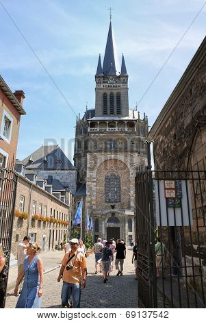 Cathedral In Aachen, Germany