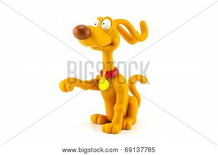 Spike dog figure toy