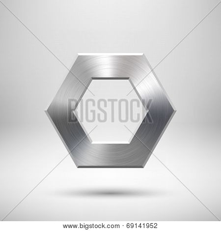 Abstract Polygon Button Template