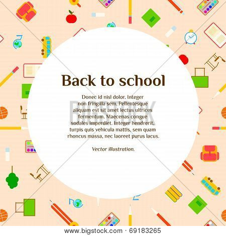 Set school elements.