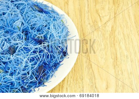 Vermicelli Oriental Made Blue Color By Asian Pigeonwings