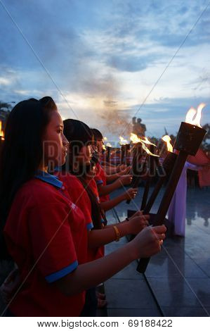 Torch In Ceremony