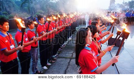 Torch In Ceremony