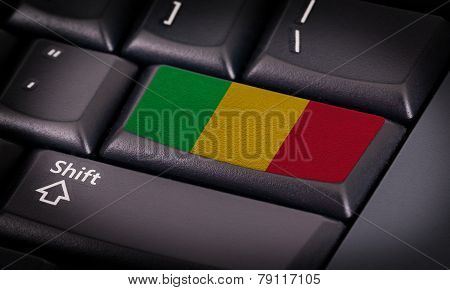 Flag On Keyboard