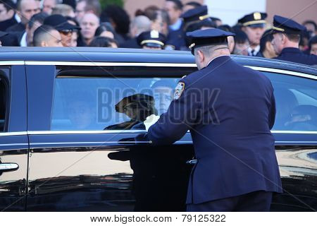 Justin Ramos & NYPD officer