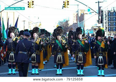 NYPD bagpipe band