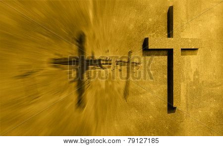 Crosses Carved In The Wall