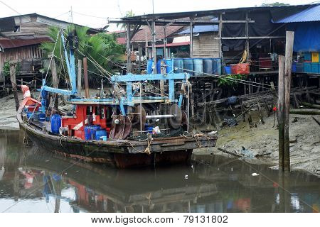 Colorful Chinese Fishing Boat