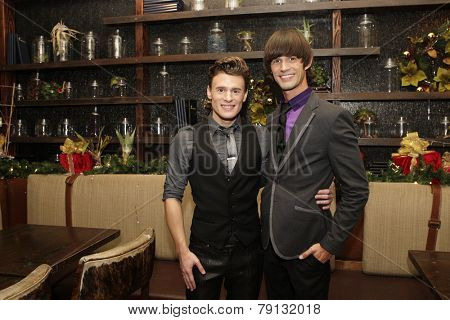 LOS ANGELES - DEC11: Blake McIver, Emerson Collins at SPARKLE: An All-Star Holiday Concert to benefit The Actors Fund at Rockwell Table & Stage on December 11, 2014 in Los Angeles, California