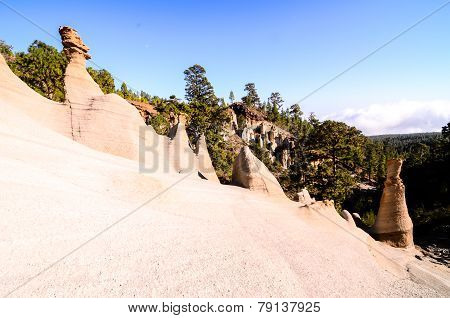 Rock Formations Paisaje Lunar