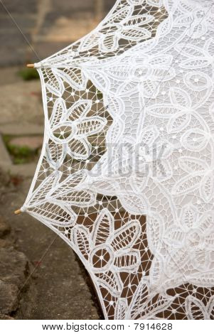 koronkowy parasol