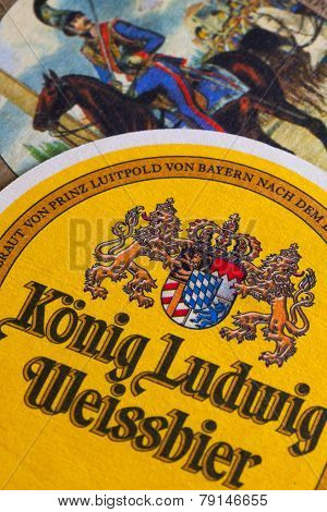 Beermats From Konig Ludwig Beer.